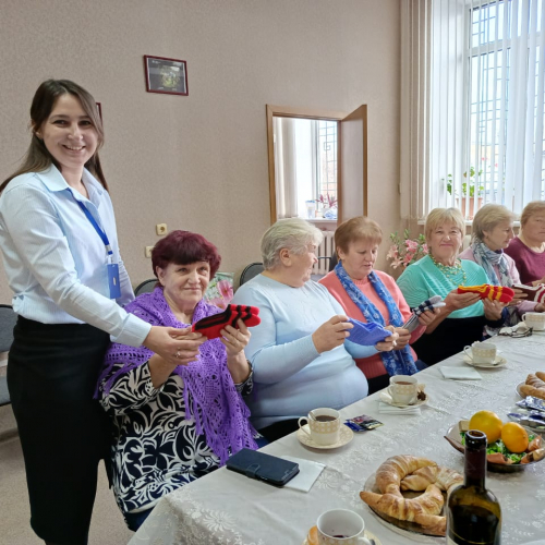 Тёплая встреча трех сердец.