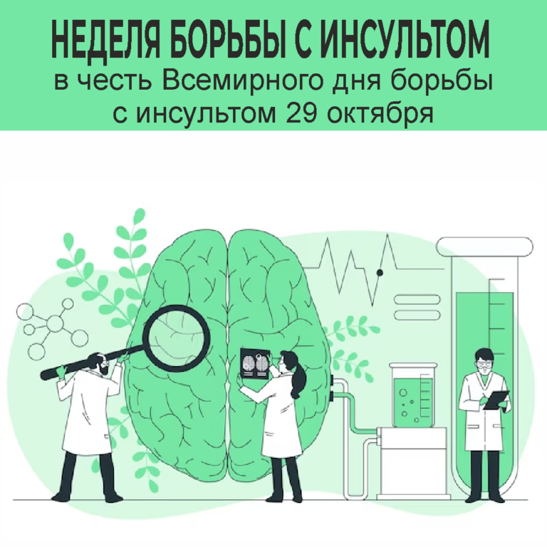 23 - 29 октября - Неделя борьбы с инсультом